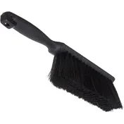 Carlisle 3622503 Counter Bench Brush, 8" Plastic Block, 2-1/2" Gray Horsehair Bristles, Black 2 image