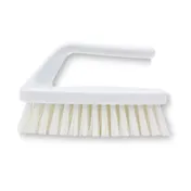 Carlisle 40024EC02 Bake Lip Brush, 6" Length, White Plastic Handle, 1-1/4" Polyester Bristles 1 image