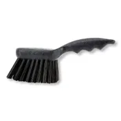 Carlisle 40541EC03 Floater Scrub Brush, 8" Polyester Bristles, Oil-Resistant, Black Plastic Handle 2 image