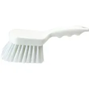 Carlisle 40541EC04 - Floater Scrub Brush, 8" Yellow Plastic Handle, Bristles, Oil-Resistant 1 image