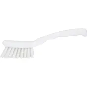 Carlisle 41395EC24 Sparta Detail Brush, 7" Plastic Handle, Orange Polyester Bristles 1 image
