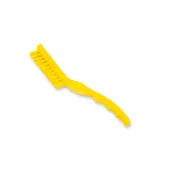 Carlisle 42022EC04 Sparta Detail Brush, 9" Yellow Plastic Wand, Polyester Bristles - Janitorial Tool 2 image