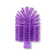 Carlisle 45004EC68 Pipe & Valve Brush, 4" Diameter, Polyester Bristles, Purple Plastic Handle 1 image