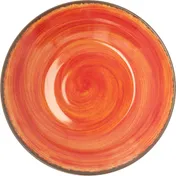 Carlisle 5400352 Mingle Soup Bowl, 9", 18.5 oz, Orange Melamine, Dishwasher Safe, NSF Certified 2 image
