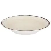 Carlisle 5400353 Mingle Soup Bowl, 9", 18-19oz, Beige Melamine, BPA-Free, NSF, Stackable 1 image
