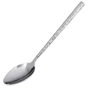 Carlisle 60205 Terra Solid Serving Spoon, 10"L, Stainless Steel, Hammered Mirror Finish 1 image