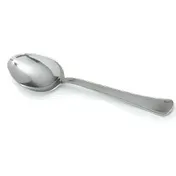 Carlisle 609001 Aria Serving Spoon, 12"L, Solid Handle, 18/8 Stainless Steel, Mirror-Polish Finish 1 image
