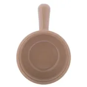 Carlisle 700619 Handled Soup Bowl, 8 oz 4-5/8" Beige SAN, Footed Stackable, Dishwasher-Safe, BPA-Free 2 image