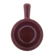 Carlisle 700628 Soup Bowl, 4" Diameter, 8-Oz Capacity, SAN Exterior, Brown, Stackable, Dishwasher Safe 2 image