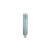 Carlisle C3165FBL Wall Mount Cup Dispenser, 16" Tube, Plastic, Frosted Blue, Fits 4-10 oz Cups 1 image