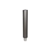 Carlisle C4400PF Wall Mount Cup Dispenser, 23" Tube, Stainless Steel, 12-24 oz Cups 1 image