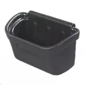 Carlisle CC11SH03 Silverware Bin, 11"L x 18"W x 11"H Polycarbonate Black for Bus Cart 1 image