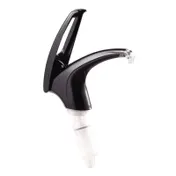 Carlisle P4000BK Frontline Soft-Touch Syrup Pump, 13"x9"x2-3/4", Black, NSF, Fits #10 Can 1 image