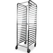 Concasse MCPALCAR10 Sheet Pan Rack, 10-Pair Stainless Steel, Adjustable Slides with Brakes, Assembled 1 image