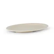 Concasse MCPLMO13 - 13" Oval Melamine Plate, Beige Reusable Plastic Dinnerware, Durable Material 1 image