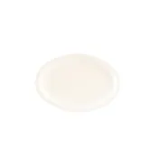 Concasse MCPLMO13B Oval Melamine Dinner Plate 13-3/10" White, Durable Reusable Plastic Tableware 1 image