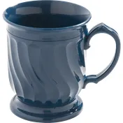 Dinex DX300050 - Pedestal Base 8 oz Insulated Plastic Mug, Midnight Blue Polypropylene, - 48/Case 1 image