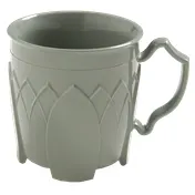Dinex DX500084 - 8 oz Green Mug, Insulated Ozone-Safe Foam, Dishwasher Safe PP, BPA Free 1 image