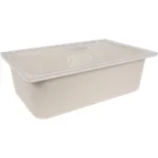Dinex DXCM112507 Coldmaster 1/1 Acrylic Clear Food Pan Lid with Molded Handle Dishwasher Safe - Case 2 image