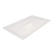 Dinex DXCM112507 Coldmaster 1/1 Acrylic Clear Food Pan Lid with Molded Handle Dishwasher Safe - Case 1 image