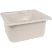 Dinex DXCM112607 Coldmaster Coolcheck Food Pan Lid, 1/2-size, Acrylic, Clear, Molded Handle - Case 2 image