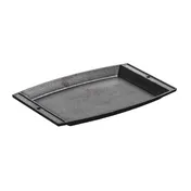 Lodge LSCP3 - Cast Iron Sizzle Platter 11" x 7-3/4" x 13/16" Stove Safe, USA Made 1 image