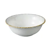 Yanco IB-306 - Iris Blue 6" x 2 1/8" 18 oz Round China Salad Bowl, Dishwasher & Microwave Safe - 1 Dozen 1 image