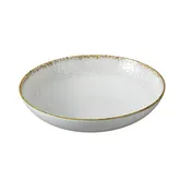 Yanco IB-308 Iris Blue China Bowl, 8" x 2" , 30 oz Capacity, Dishwasher Microwave Safe - 1 Dozen 1 image