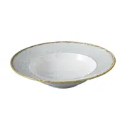 Yanco IB-411 Iris Blue Pasta Bowl, 11" x 2.5", 25 oz China, Microwave Safe - 1 Dozen 1 image