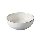 Yanco LE-506 - Legna Cereal Bowl, 6" x 2" 1/2, 22 oz, White & Brown China, Dishwasher Safe - 1 Dozen 1 image