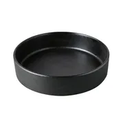 Yanco NB-508 Noble Black Round China Bowl, 8" x 2", 35 oz, Dishwasher & Microwave Safe - 1 Dozen 1 image