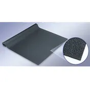 Cactus 1008R-C4 - 4' x 150' Floor Mat, 3/32" Rubber, Black, Slip-Resistant, Noise-Absorbing - 1/Roll 1 image