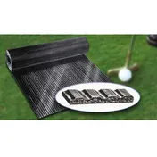 Cactus 1031F-C3 Runner Mat, 3' Wide x 1/4" Thick Black Rubber, Resistant - Sold Per Foot 1 image