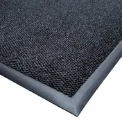 Cactus 1422M-35 Floor Mat, 3' x 5' 1/2" Thick Polypropylene, Anti-Static Rubber Backing, Scraper 1 image