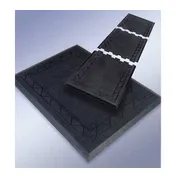 Cactus 2500-RC36 Comfort Zone Anti-Fatigue Mat, 3' x 2' Black Rubber, 1/2" Grease-Resistant Surface 1 image