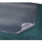 Cactus 3548F-4 Carpet Protector, 4' Clear Vinyl Mat, 5/16" Thick, Textured Surface, Per Foot 1 image
