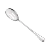 CAC China 8002-20 Elite Slotted Serving Spoon, 11" Long, Weight, 18/8 Stainless Steel - 1 Dozen 1 image