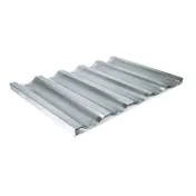 CAC China ALBP-5W French Baguette Pan, 5 Slot, 18" x 26", Perforated, Non-Stick, Aluminum 1 image