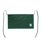 CAC China APWA-1G Waist Apron, 21-7/8"L x 12-1/2"W, Green, 65/35 Poly/Cotton, 3 Pockets 1 image