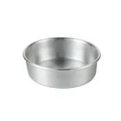 CAC China B1CP-062 Round Cake Pan, 6" Diameter x 2" Height, Heavy-Duty Aluminum Baking Pan 1 image