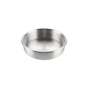 CAC China B1CP-082 Professional 8" Diameter x 2" Height Round Aluminum Cake Pan for Baking 1 image