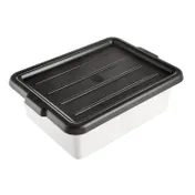 CAC China BTCV-57BK Bus Box Cover, 23-1/4"L x 16-7/8"W, Polypropylene, Black, BPA Free 2 image