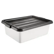 CAC China BTCV-57BK Bus Box Cover, 23-1/4"L x 16-7/8"W, Polypropylene, Black, BPA Free 1 image
