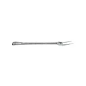 CAC China FKPS-19 Cook's Fork, 19" Length, 2-Tine, Stainless Steel with Plastic Handle 1 image