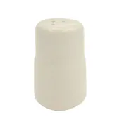 CAC China GAD-PS - Porcelain Pepper Shaker 1--1/4" L x 1--3/4" W x 2--3/4" H Bone White - 1 Dozen 1 image