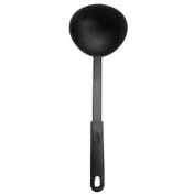 CAC China KUNL-LD05 Nylon Kitchen Ladle, 5 oz Capacity, Black Finish, One-Piece Construction 1 image