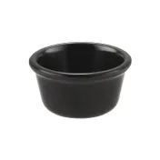 CAC China MRKF-4-BLK - 4 oz Ramekin, 3.25" Dia, Melamine, Black, Dishwasher Safe - 1 Dozen 1 image