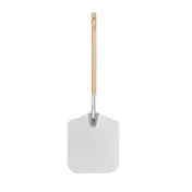 CAC China PPLA-1214C Pizza Peel, 12"x14" Stainless Blade, 36" Wooden Handle, 30-39" Overall Length 1 image