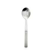 CAC China SBFH-SL02 Slotted Serving Spoon, 11.75"L, Stainless Steel, Mirror Finish, Hollow Handle 1 image