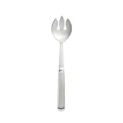 CAC China SBFH-SN03 Notched Serving Spoon, 11.75"L, Stainless Steel, Mirror Finish 1 image